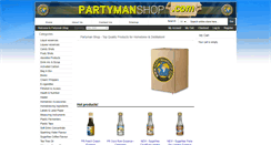 Desktop Screenshot of partymanshop.com